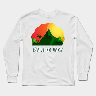 Painted Lady Long Sleeve T-Shirt